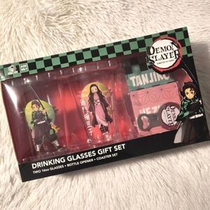 Demon Slayer Tanjiro and Nezuko Drinking Glass Gift Set
